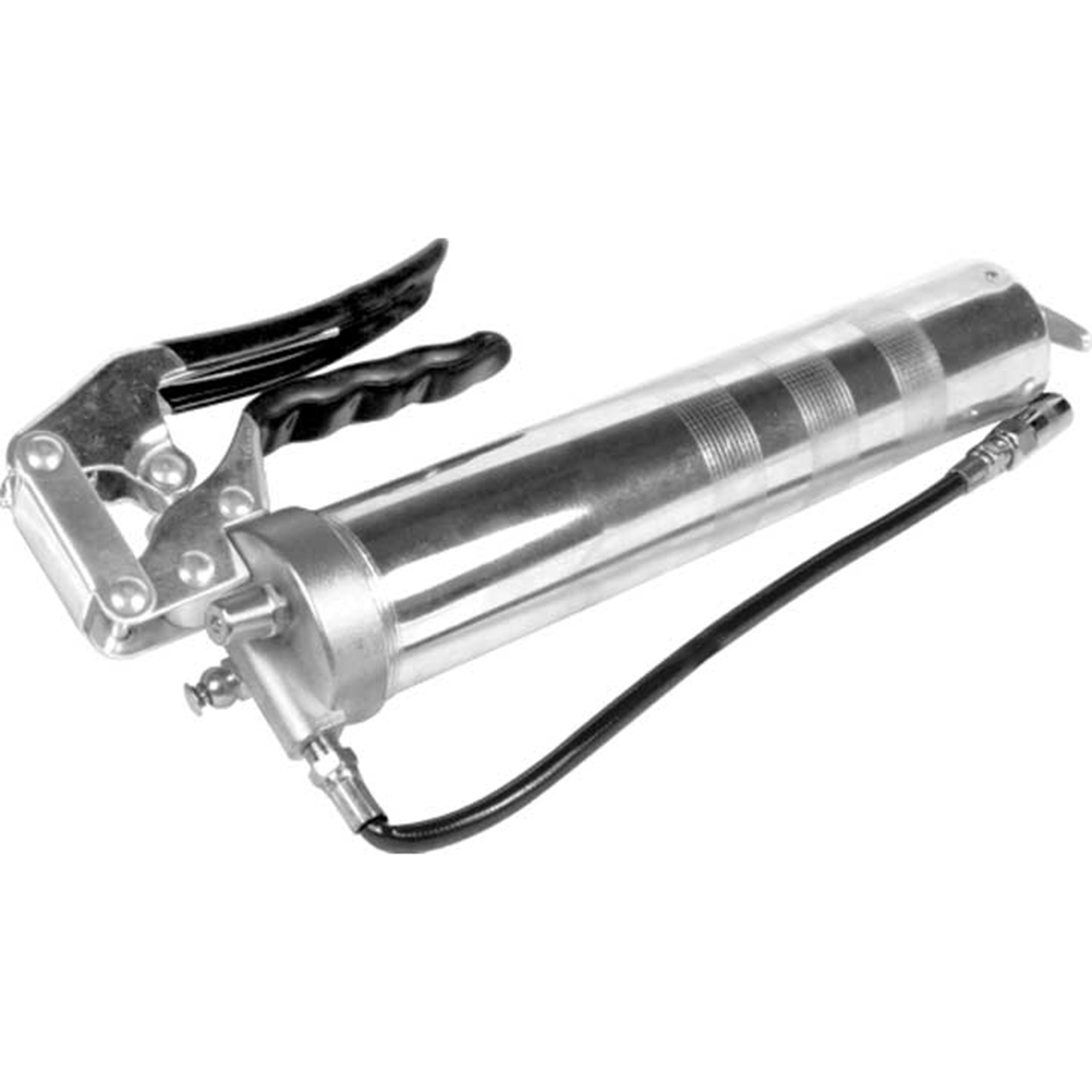 Performance Tool Pro Pistol Grip Grease Gun — Heavy-Duty, Cartridge & Bulk Fill Compatible, Vented Zinc Die Cast Head, Black Powder-Coated Barrel, Model# PRTW54204